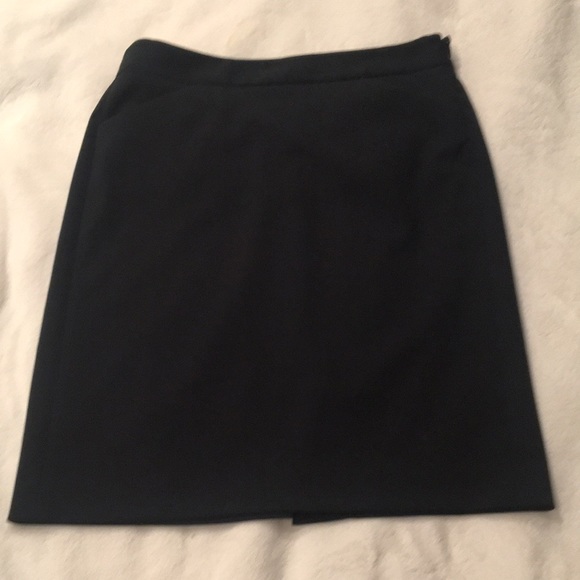 Theory navy blue wool blend short skirt size 0 - Picture 1 of 4